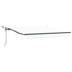 vidaXL Stahovac&iacute; mark&yacute;za B&iacute;l&aacute; 300 x 250 cm Polyester