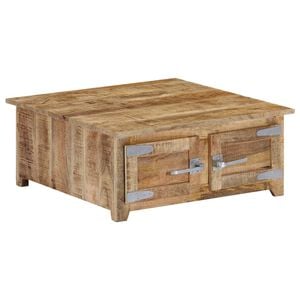 vidaXL Konferenčn&iacute; stolek 70 x 70 x 30 cm masivn&iacute; mangovn&iacute;kov&eacute; dřevo