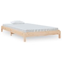 vidaXL Stohovatelná postel 80 x 200 cm masivní borovice