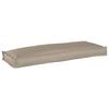 vidaXL Pol&scaron;t&aacute;ř Oxford l&aacute;tka Taupe 110 x 40 x 8 cm