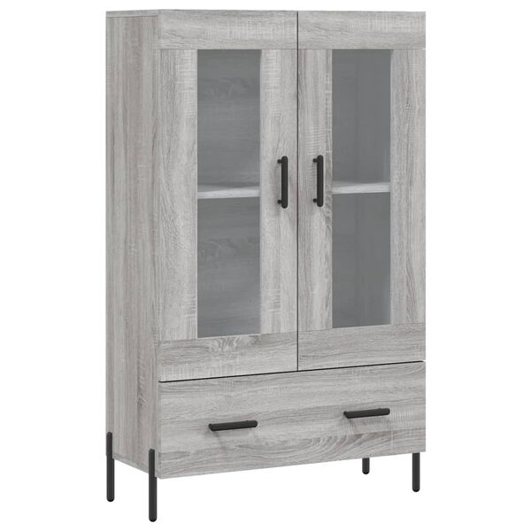 vidaXL Skř&iacute;ň highboard &scaron;ed&aacute; sonoma 69,5 x 31 x 115 cm kompozitn&iacute; dřevo