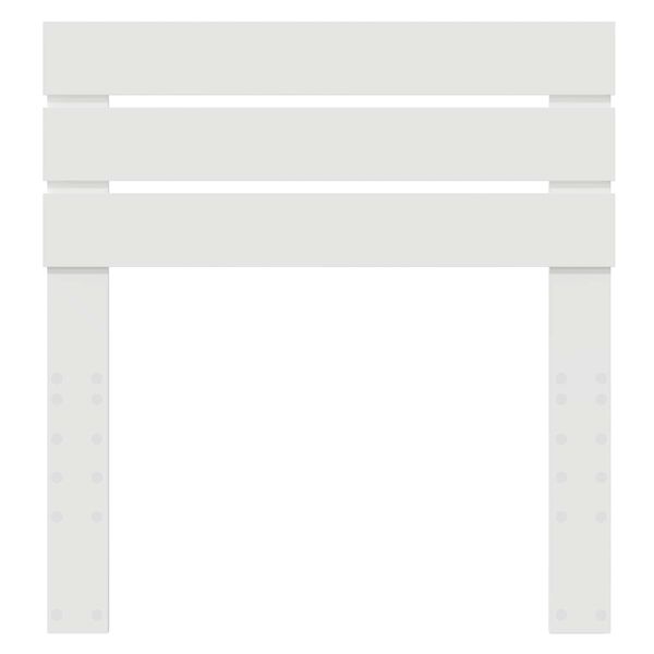 vidaXL Čelo postele B&iacute;l&aacute; 100 cm Kompozitn&iacute; dřevo