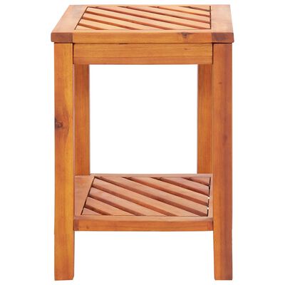 vidaXL Odkládací stolek z masivního akáciového dřeva 45 x 33 x 45 cm