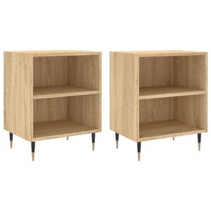 vidaXL Nočn&iacute; stolky 2 ks dub sonoma 40 x 30 x 50 cm kompozitn&iacute; dřevo