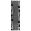 vidaXL Běhoun FLORNES Tkan&yacute; &Scaron;ed&aacute; Listy 67 x 250 cm PP 7 mm