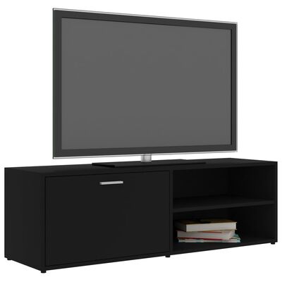 vidaXL TV stolek černý 120 x 34 x 37 cm dřevotříska