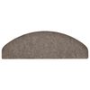 vidaXL Schodové rohože samolepicí 30 ks 65 x 21 x 4 cm béžové, půlkulaté, velké