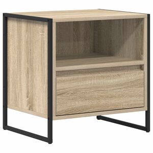 vidaXL Nočn&iacute; stolek Sonoma 50 x 39,5 x 50 cm Kompozitn&iacute; dřevo