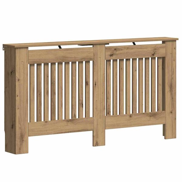 vidaXL Kryt radi&aacute;toru Artisanov&yacute; dub 152 x 19 x 81,5 cm