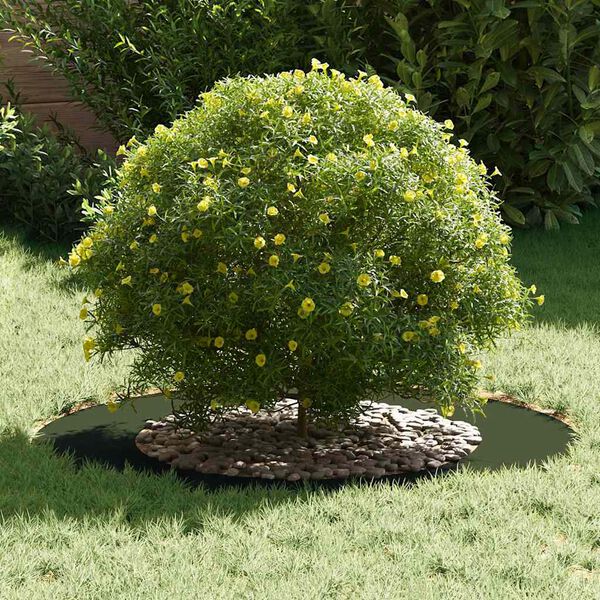 vidaXL vhodn&yacute; pro ploch&yacute; stromov&yacute; kroužek Olivově zelen&aacute; &Oslash;50 / 80 cm