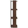 vidaXL Knihovna se 3 policemi hněd&yacute; dub 60x30x120 cm kompozitn&iacute; dřevo