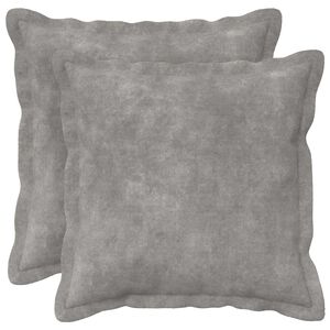 vidaXL Pol&scaron;t&aacute;ř 2 ks HOUTEN Světle &scaron;ed&aacute; 30 x 30 cm Mikrovl&aacute;knov&aacute; fleece
