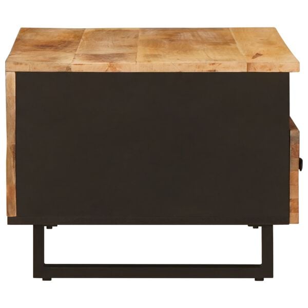 vidaXL Konferenčn&iacute; stolek se z&aacute;suvkou Hněd&aacute; 89 x 59,5 x 17 cm