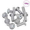 vidaXL Hlavov&yacute; z&aacute;mkov&yacute; &scaron;roub 3600 pcs Stř&iacute;brn&aacute; Ocel