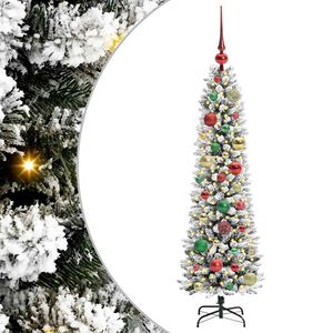 vidaXL Uměl&yacute; v&aacute;nočn&iacute; stromeček B&iacute;l&aacute; 120 cm PVC, kov a plast