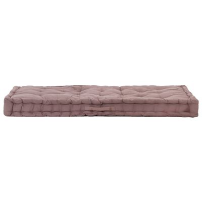 vidaXL Poduška na nábytek z palet bavlna 120 x 80 x 10 cm taupe