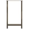 vidaXL Nohy barov&eacute;ho stolu z př&iacute;rodn&iacute; oceli 2 ks 60 x (100-101) cm ocel