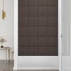 vidaXL N&aacute;stěnn&eacute; panely 12 ks taupe 30 x 30 cm textil 1,08 m&sup2;