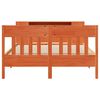 vidaXL Postel s knihovnou bez matrace 140 x 200 cm masivn&iacute; borovice