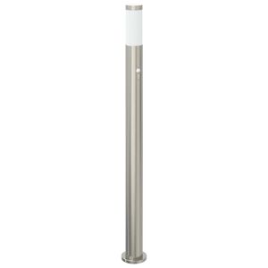 vidaXL Sloupkov&eacute; sv&iacute;tidlo se senzorem 110 cm nerezov&aacute; ocel IP44