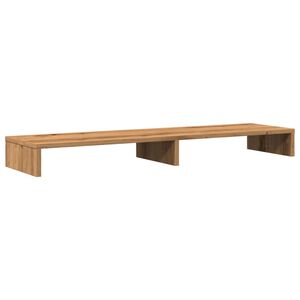 vidaXL Stojan na monitor dub artisan 100 x 27 x 10 cm kompozitn&iacute; dřevo