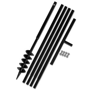 Zemn&iacute; vrt&aacute;k s rukojet&iacute; 100 mm, s n&aacute;stavci 5 m, ocel