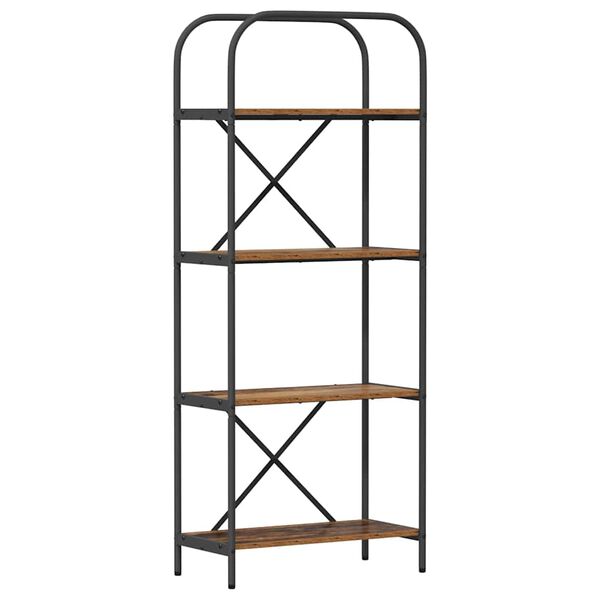 vidaXL Knihovna Staré dřevo 60 x 30 x 146 cm Kompozitní dřevo