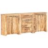 vidaXL Př&iacute;born&iacute;k se 3 z&aacute;suvkami a 4 dv&iacute;řky masivn&iacute; mangovn&iacute;kov&eacute; dřevo