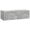vidaXL N&aacute;stěnn&aacute; TV skř&iacute;ň N&aacute;stěnn&yacute; Betonově &scaron;ed&aacute; 98 x 41 x 30 cm