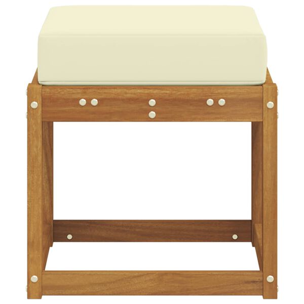 vidaXL Outdoorov&yacute; stoličkov&yacute; benč Masivn&iacute; ak&aacute;tov&eacute; dřevo Př&iacute;rodn&iacute;