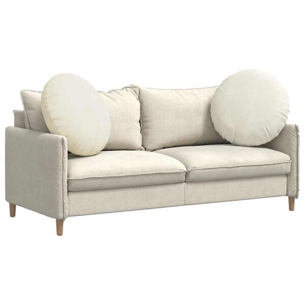 vidaXL Pol&scaron;t&aacute;ře na sedadla 2 pcs Kr&eacute;mov&aacute; &Oslash; 40 x 13 cm samet