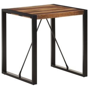 vidaXL J&iacute;deln&iacute; stůl 70 x 70 x 75 cm masivn&iacute; ak&aacute;ciov&eacute; dřevo