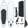 vidaXL Nafukovac&iacute; Stand Up Paddleboard (SUP) modrob&iacute;l&yacute;