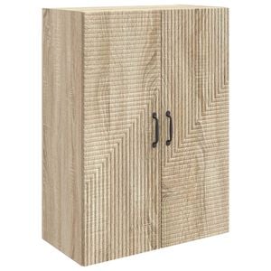 vidaXL N&aacute;stěnn&aacute; skř&iacute;ň Dub sonoma 66 x 34,5 x 90 cm Kompozitn&iacute; dřevo