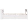 vidaXL Postel bez matrace bílá 90 x 190 cm masivní borovice
