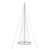vidaXL LED v&aacute;nočn&iacute; strom Studen&aacute; b&iacute;l&aacute; 500 cm kov