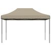 vidaXL Skládací party stan pop-up taupe 410 x 279 x 315 cm