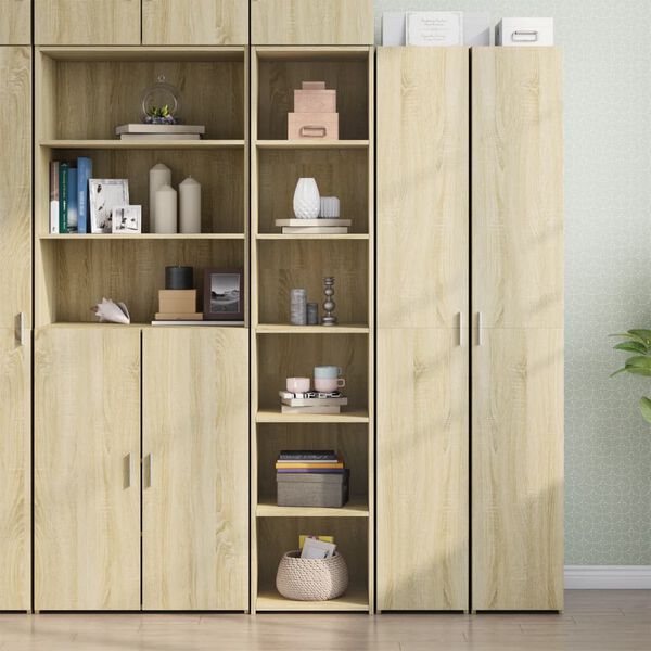 vidaXL Skříň highboard dub sonoma 40 x 41 x 185 cm kompozitní dřevo