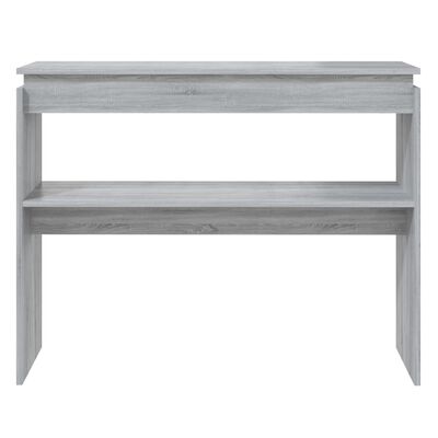 vidaXL Konzolový stolek šedý sonoma 102 x 30 x 80 cm kompozitní dřevo