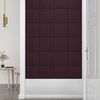 vidaXL N&aacute;stěnn&eacute; panely 12 ks fialov&eacute; 30 x 30 cm textil 1,08 m&sup2;