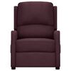 vidaXL Masážní křeslo fialové textil
