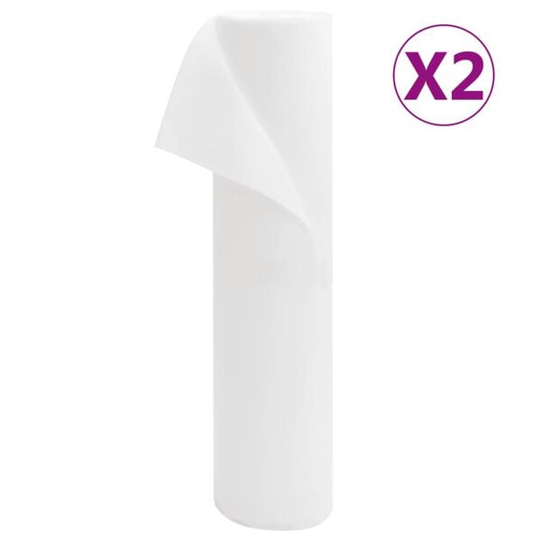 vidaXL Ochrann&aacute; textilie na rostliny 2 role 70 g/m&sup2; 50 x 1,6 m