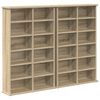 vidaXL CD skř&iacute;ň 2 ks Dub sonoma 60 x 17 x 92 cm Kompozitn&iacute; dřevo