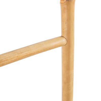 vidaXL Žebřík na ručníky s 5 příčlemi, bambus, 150 cm