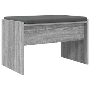 vidaXL Chodbičkov&aacute; lavice s pol&scaron;t&aacute;řem &Scaron;ed&aacute; Sonoma 63 x 38 x 40 cm