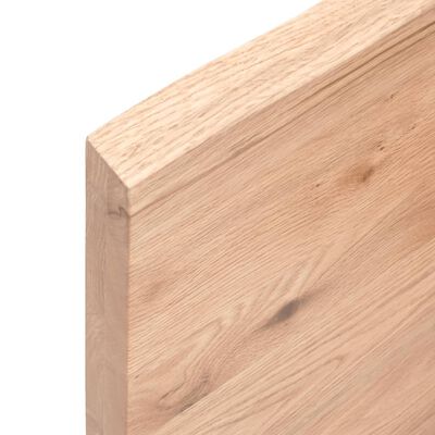 vidaXL Koupelnová deska hnědá 40x40x(2-4) cm ošetřený masivní dřevo