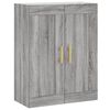 vidaXL Skř&iacute;ň highboard &scaron;ed&aacute; sonoma 69,5 x 34 x 180 cm kompozitn&iacute; dřevo
