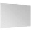 vidaXL Koupelnov&eacute; zrcadlo s LED osvětlen&iacute;m 60x40 cm