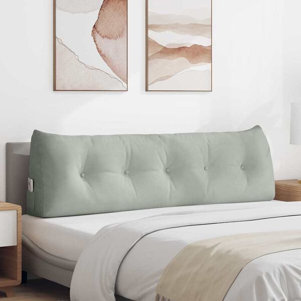 vidaXL Pol&scaron;t&aacute;ř na z&aacute;da Světle &scaron;ed&aacute; 160 x 24 x 50 cm samet