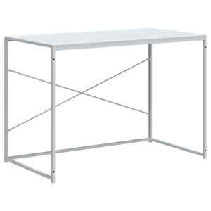 vidaXL Poč&iacute;tačov&yacute; stůl b&iacute;l&yacute; 110 x 60 x 70 cm kompozitn&iacute; dřevo